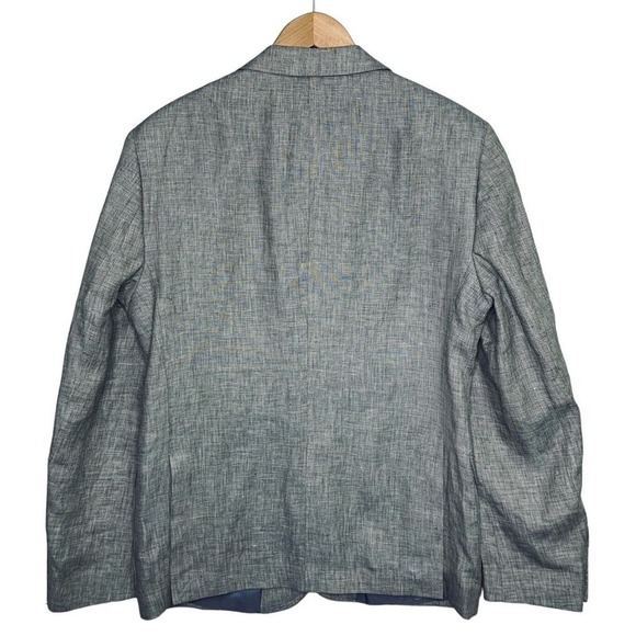 Murano Baird McNutt Linen Sport Coat Mens Large Short Peak Lapel NWT $250 - Picture 12 of 12